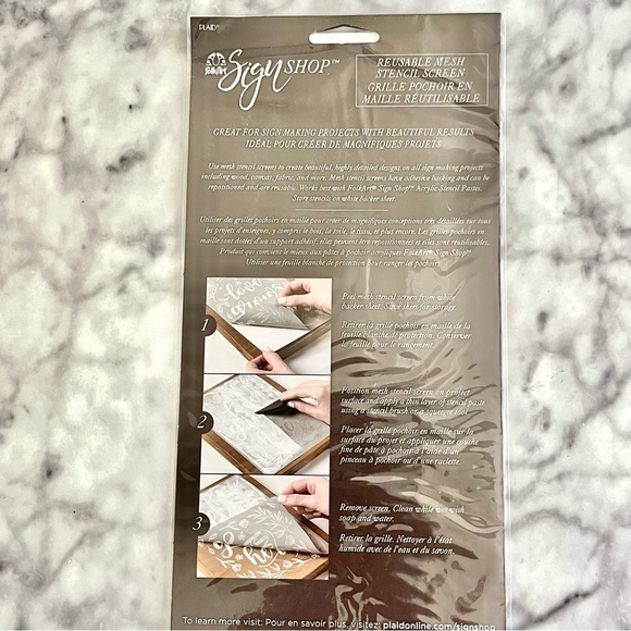 Welcome Sign Reusable Stencil - Picture 6 of 7